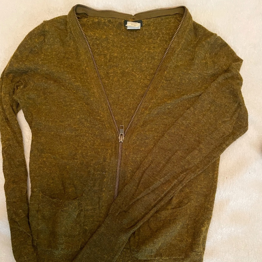 Vintage J. Crew zip sweater